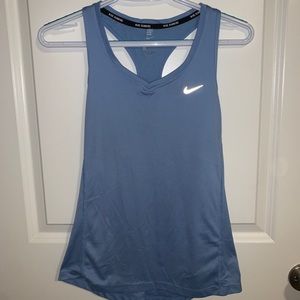 Light blue Dri-fit Nike tank top